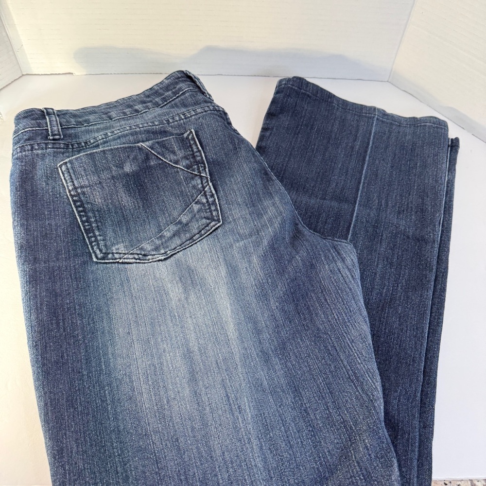 Kardashian Kollection by Khloé Women’s Bootcut Jeans 💙 Size 12, Blue Denim - Picture 2 of 16